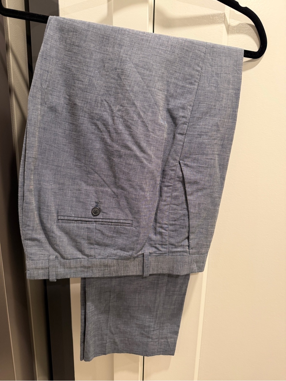 Perry Ellis Light Blue Dress Pants - Slim Tailored Style